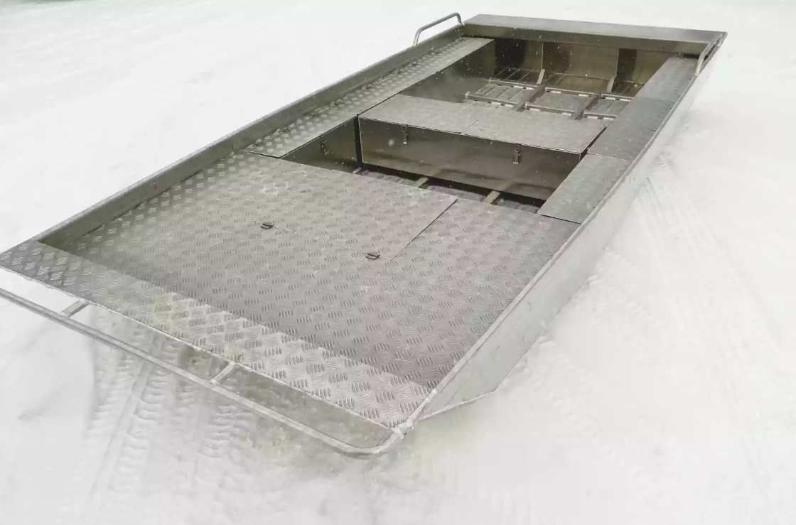 Алюминиевая лодка Wyatboat-390 Jonboat в Комсомольске-на-Амуре