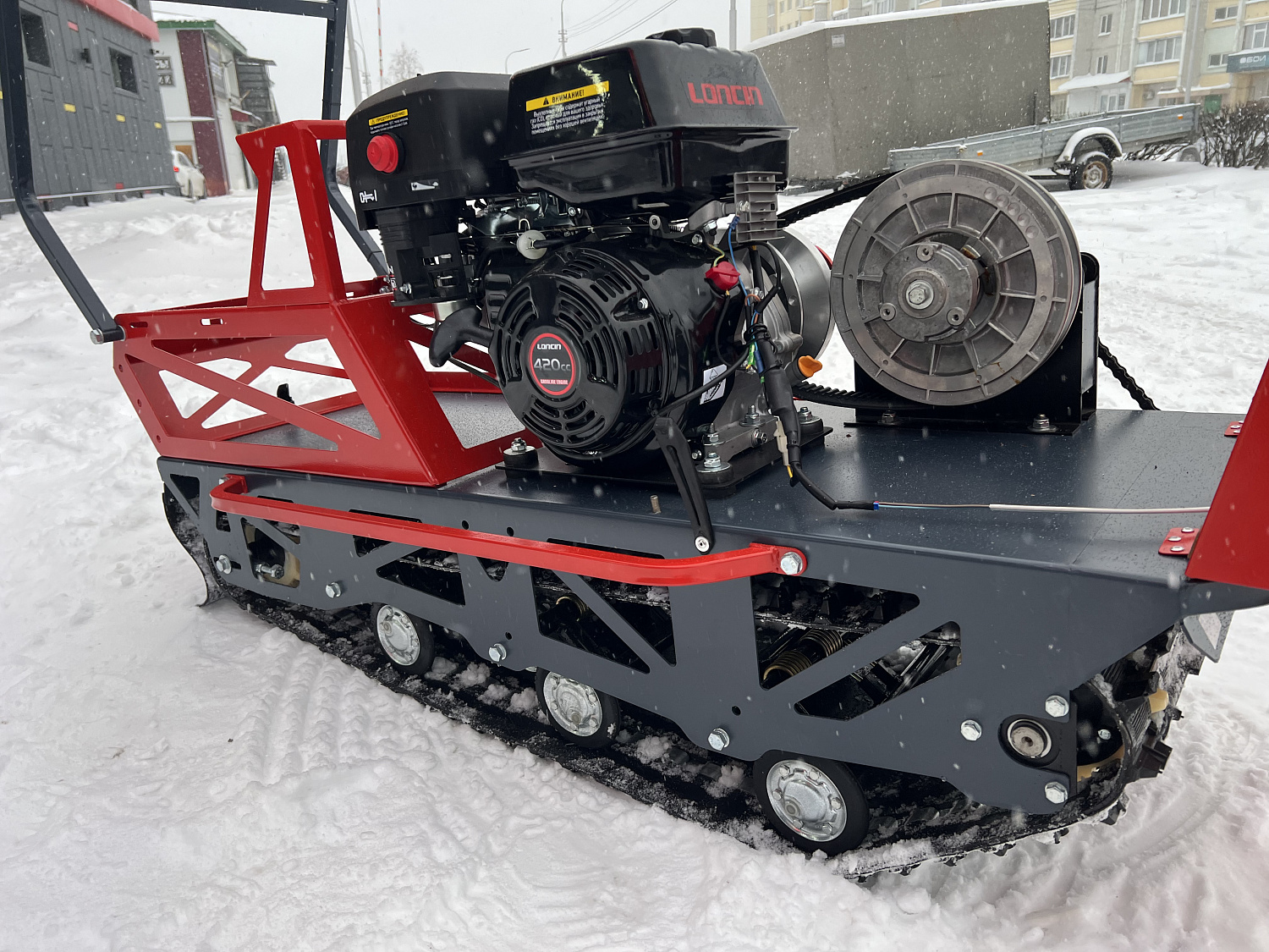 Мотобуксировщик EX-MOTO SNOWDOG S500 15л.с в Комсомольске-на-Амуре