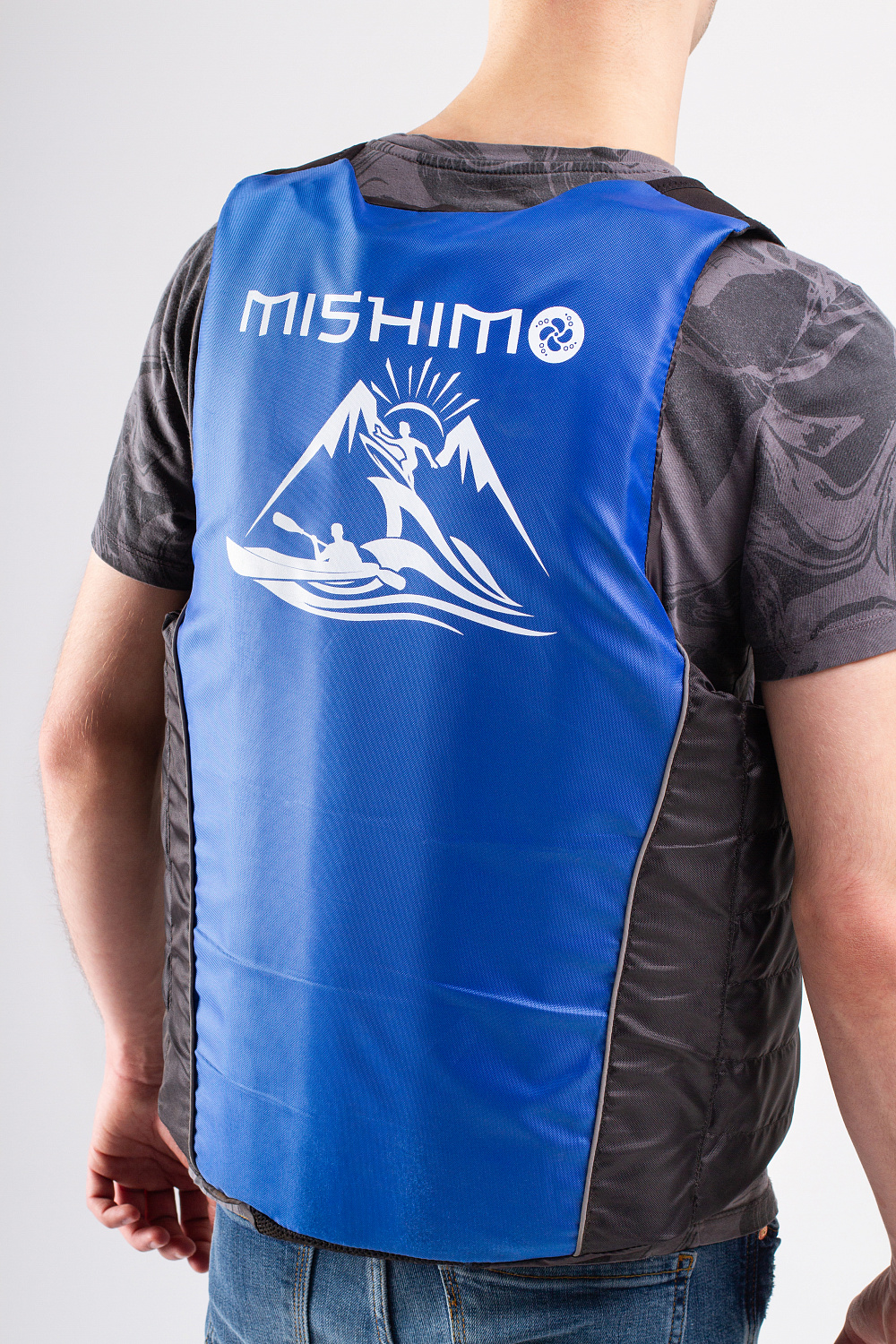 Жилет спасательный MISHIMO PRO Премиум качества Черно-синий в Комсомольске-на-Амуре